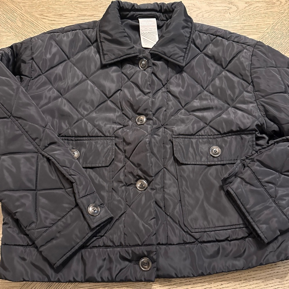 Noize Karina Cruelty Free Quilted Water-Resistant Jacket SZ M Fits Sz M